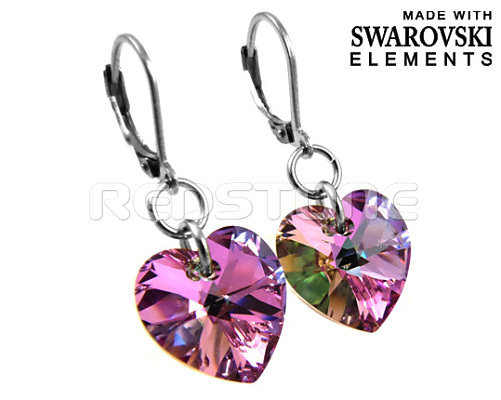 Náušnice Swarovski Elements RED8039